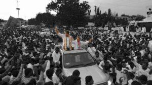 Deputy Chief Minister Ajit Pawar with MLA Rohit Pawar