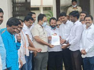 Jamkhed BJP protests Mahavikas Aghadi government over OBC reservation