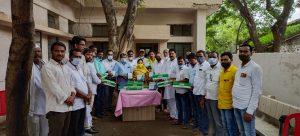 Distribution 10,000 injection syringes on behalf NCP Youth Congress