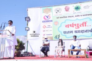Karjat Jamkhed constituency | rohit pawar and ram shinde came together at the same event in Karjat - Jamkhed constituency