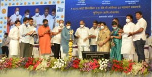 Development of Ahmednagar through Green Field Expressway Three big announcements made by Union Minister Nitin Gadkari Karjat Jamkhed will benefit a lot