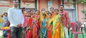 final stages of the Swarajya Dhwaj Yatra welcome taking place in every village Swarajya Dhwaj Yatra