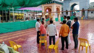 Jagdamba Devi temple | Darshanbari was set up by the police administration in the Jagdamba Devi temple area of ​​Rashin E-pass facility started for devotees