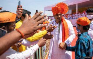 saffron politics in Maharashtra MLA Rohit Pawar became aggressive against saffron politicians
