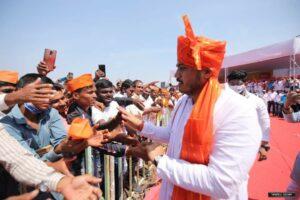saffron politics in Maharashtra MLA Rohit Pawar became aggressive against saffron politicians