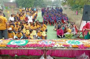 Celebrate the birthday of 600 trees by cutting a cake of 601 kg of organic fertilizer