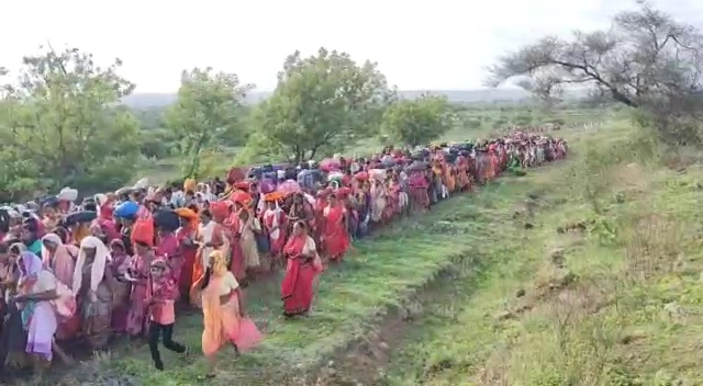 first arena ceremony of Saint Vamanbhau maharaj Dindi was held in Jamadarwadi