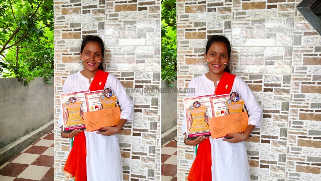 Dnyaneshwari Rajesh Bhogil's success in NMMS exam 2022
