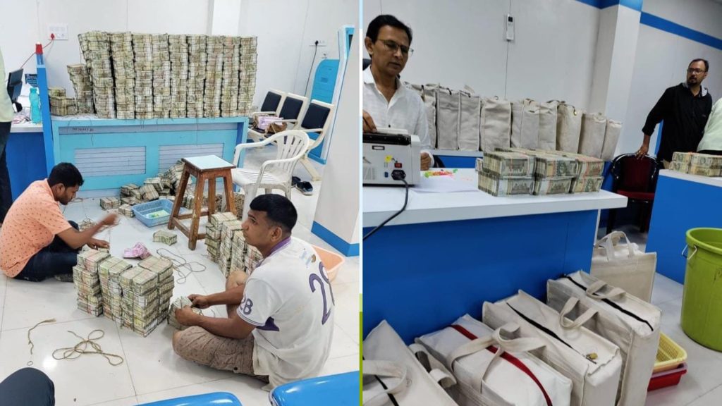 Income Tax Department raids in Maharashtra, Big scam revealed in Income Tax department raids in jalna, cash worth 58 crores, 32 kg gold, benami assets worth 390 crores seized