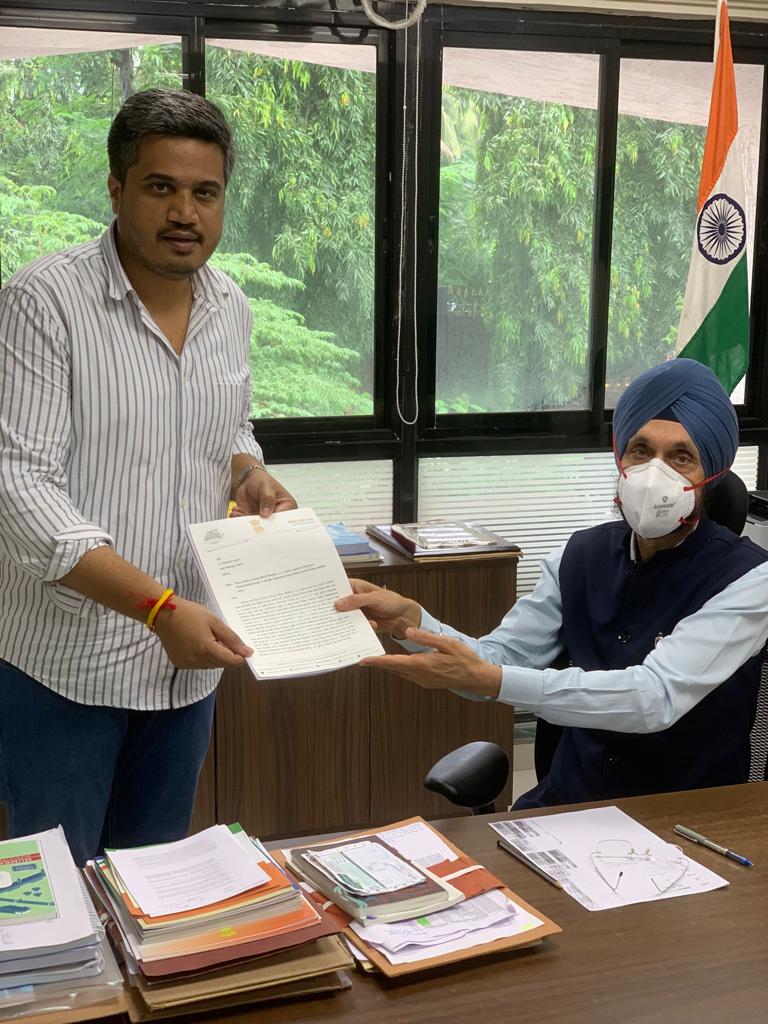 Rohit Pawar met the State Election Commissioner