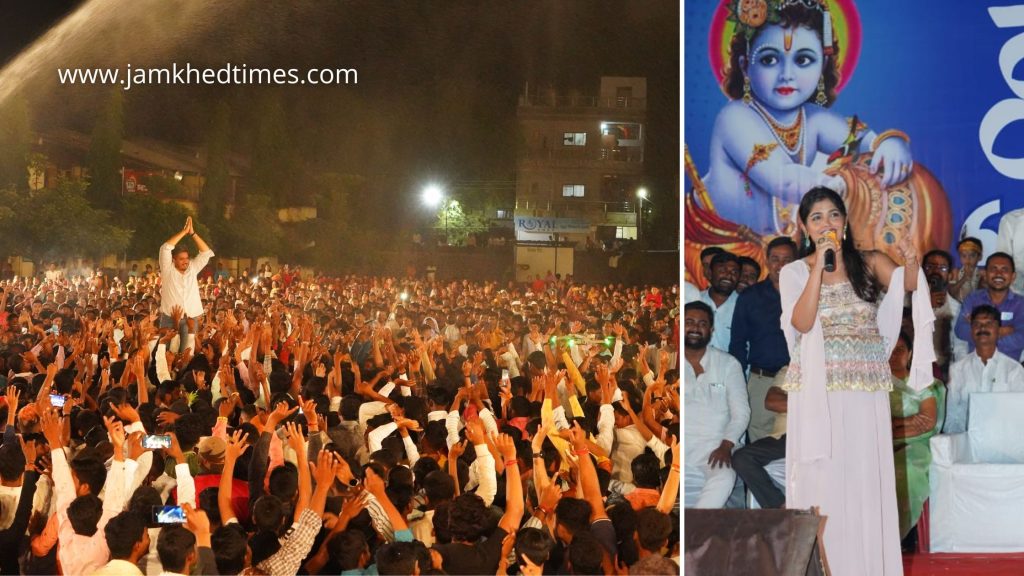 What a crowd.. What a handi.. What a cheer.. How is everything okke madhi, Isha Keskar won the hearts of Jamkhedkars