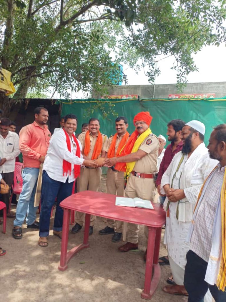 meeting was held in Patoda, one village - one Ganapati