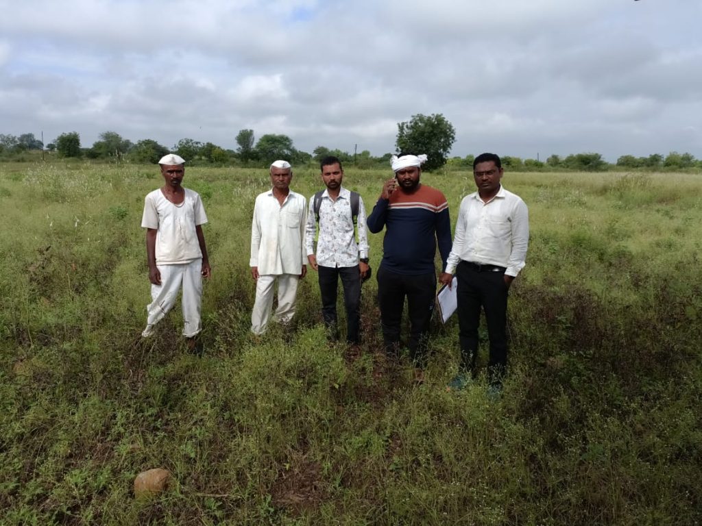 Joint Panchnama of the damage due to heavy rain in Jamkhed taluka has been launched by Agriculture and Revenue Department, see the overview of the damaged area in the photo