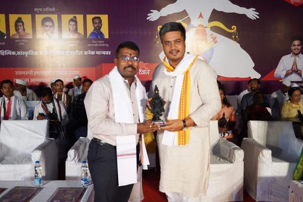 Exclusive moments from Maharashtra's biggest Ravan Dahan Sohla, kharda ravan dahan sohla 2022, rohit pawar news today 