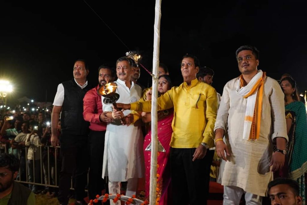 Exclusive moments from Maharashtra's biggest Ravan Dahan Sohla, kharda ravan dahan sohla 2022, rohit pawar news today 