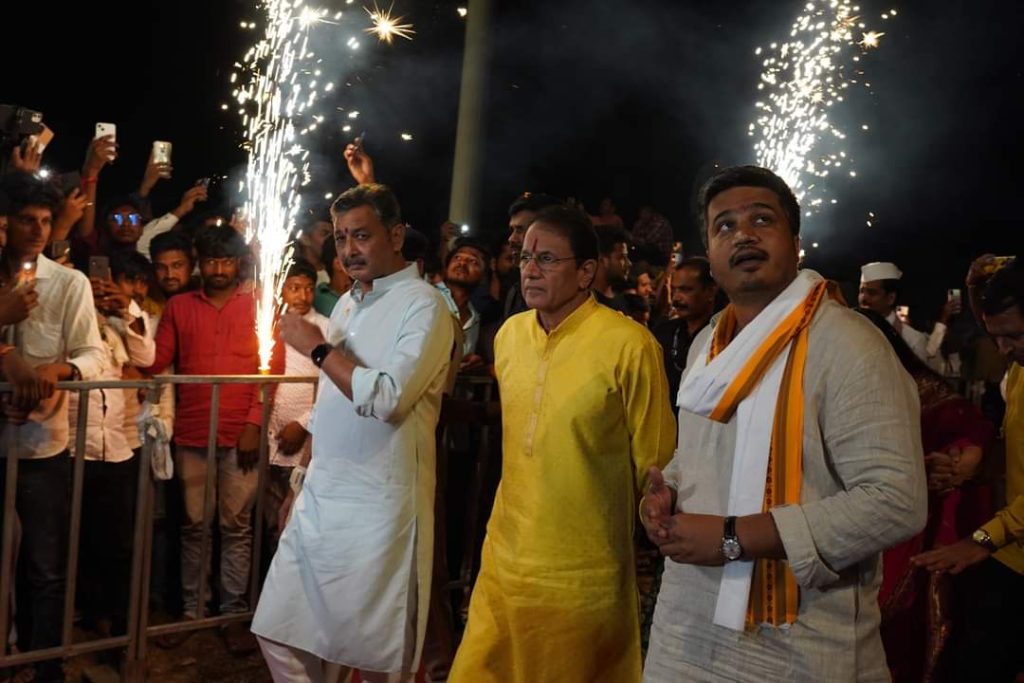 Exclusive moments from Maharashtra's biggest Ravan Dahan Sohla, kharda ravan dahan sohla 2022, rohit pawar news today 