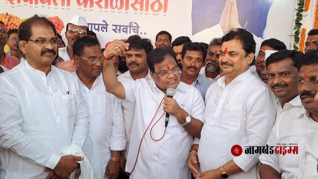 Minister Tanaji Sawat raised the bar for 2024 elections, said, 2024 constituency should be cleared, people are looking to MLA Ram Shinde, it will be Tanaji Sawant who will take the first blow in the chest