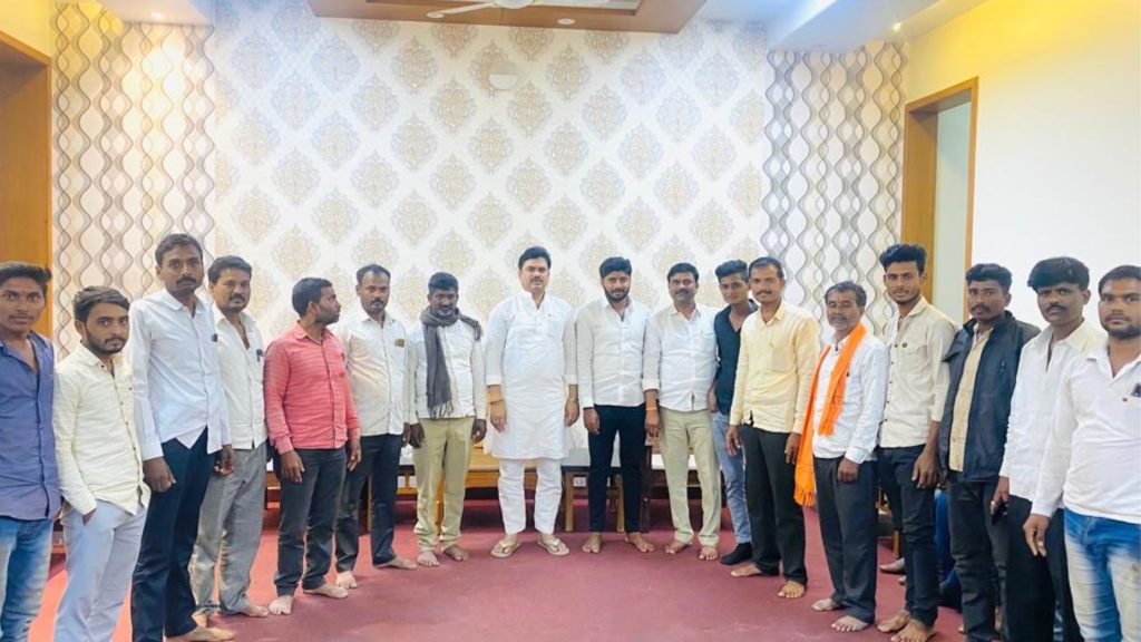 After Rajuri now in Girvali village NCP worker join BJP, ram Shinde latest news,