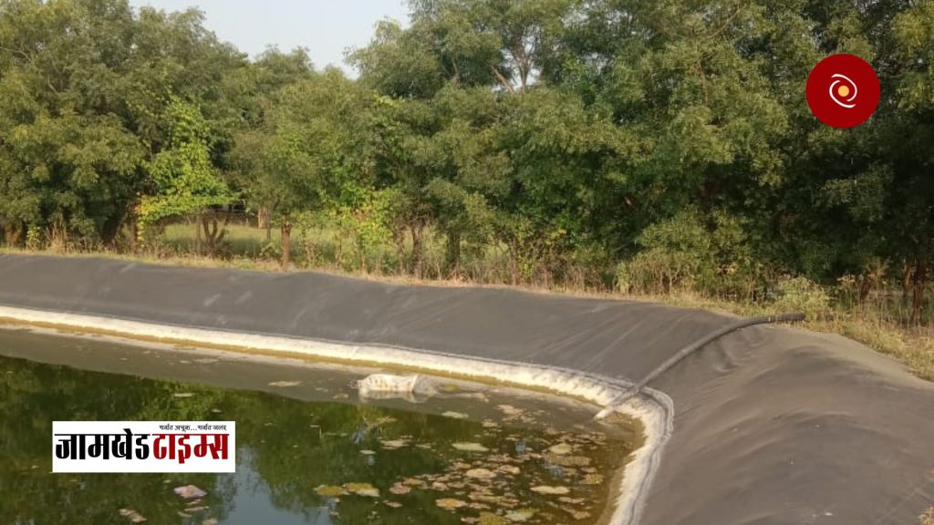 Jamkhed Breaking, A man's dead body was found in the farm pond, there was lot of excitement in Halgaon area,
