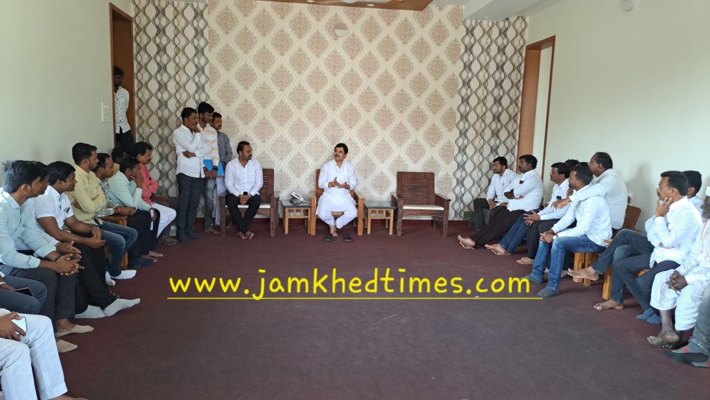BJP is ready for Jamkhed Bazar Committee Election, planning meeting was held in Chondi, strong candidate will be given in election - MLA Ram Shinde