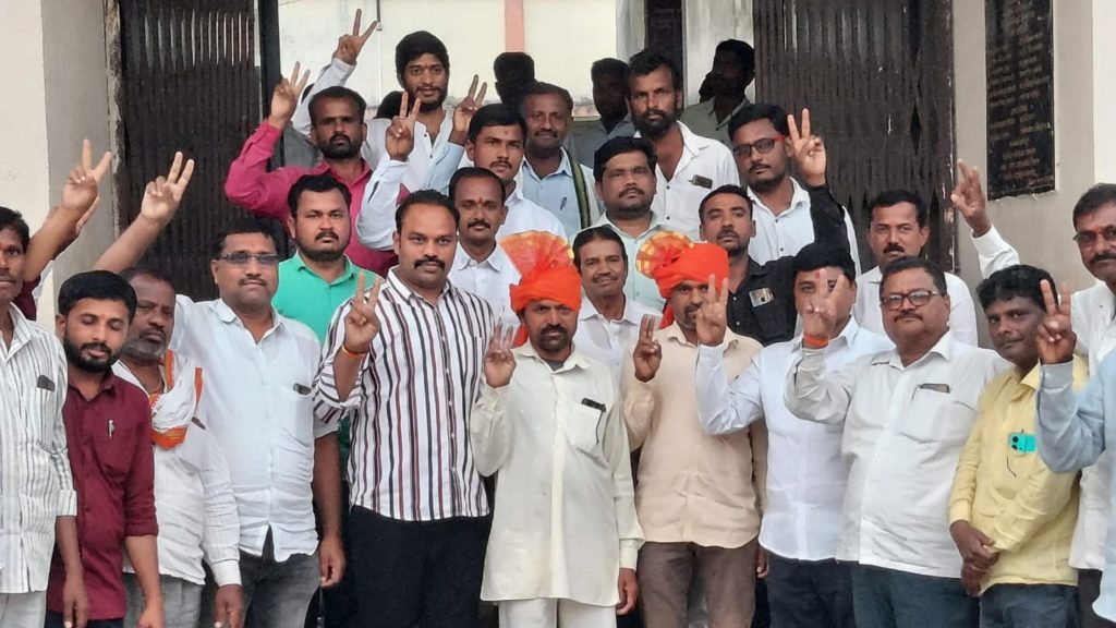 Gram Panchayat Election 2022, MLA Ram Shinde's winning streak continues, two BJP seats uncontested in Shiur