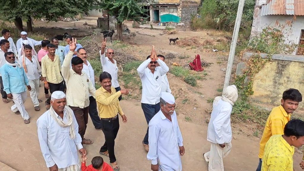 Janaseva Gram Vikas Panel celebrated Sunday, Rajurikar united with Vaishali Subhash Kaldate, rajuri Gram Panchayat Election 2022,