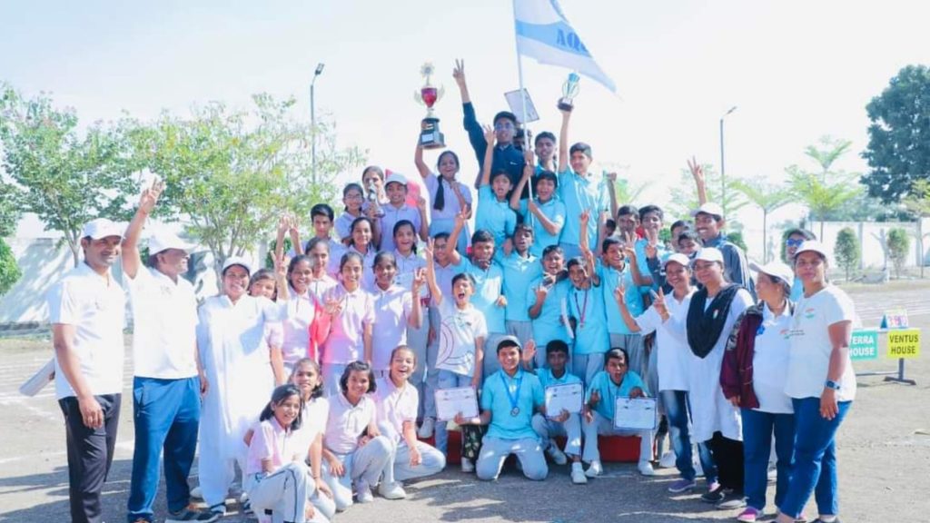 If you have mental physical and competitive fitness nothing can stop you from success - Laxmikant Khichi, jamkhed Podar Learn School celebrates two-day sports day with great enthusiasm