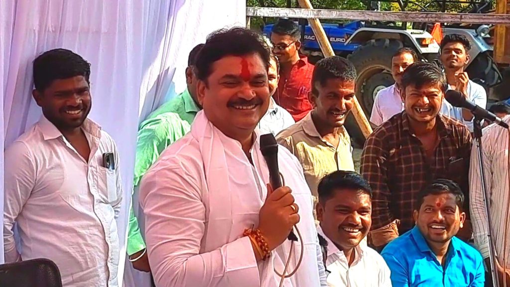 MLA Prof. Ram Shinde's big statement about Jamkhed taluka's right to water at birthday event