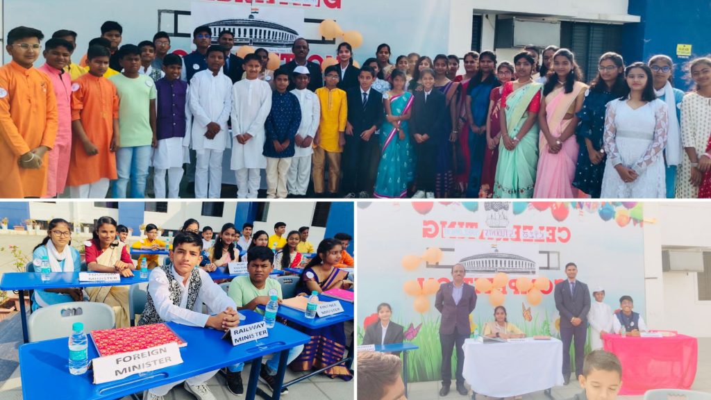 Kalika Podar Learn School conducted parliamentary functions, students became ministers MPs secretaries