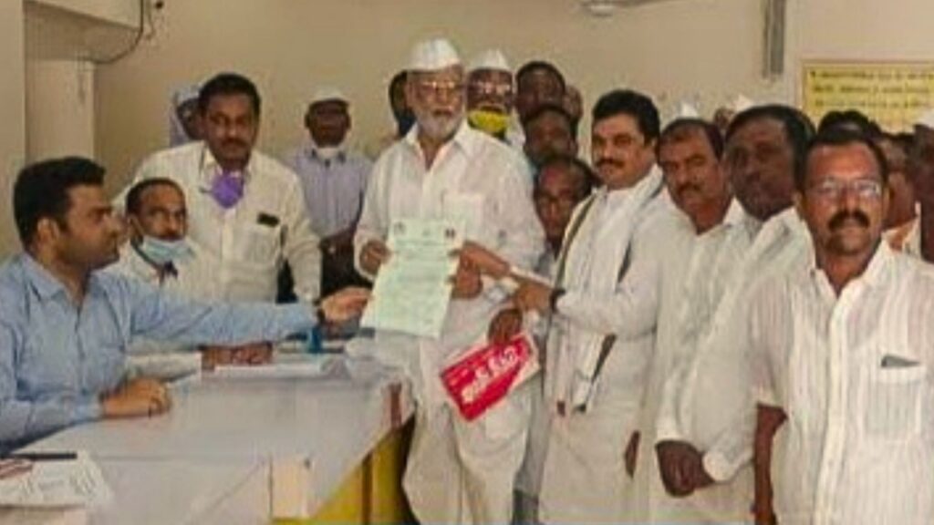 I kept my promise to Sahkar Maharshi Late Jagannath tatya Ralebhat in Ahmednagar District Bank Election mla Prof. Ram Shinde