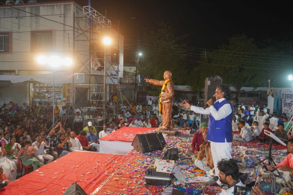 Jamkhed, Jamkhedkar's stormy response to the program of famous singer Milind Shinde