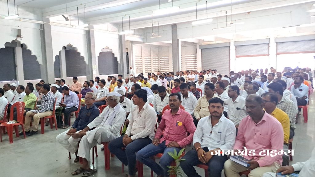 Jamkhed, stand firm with farmers, it is Your - our duty to reach all schemes of government to farmers - MLA Ram Shinde, Pre-kharif planning and review meeting 2023-24 concluded in chondi