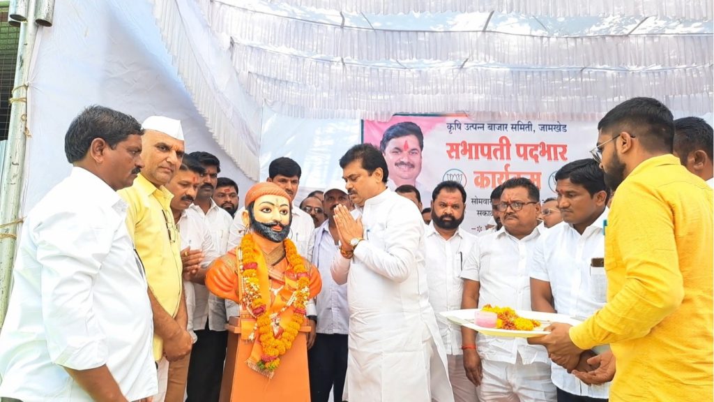 Our nature is not to trouble others I still say I will not trouble but, MLA Ram Shinde slammed the opposition, jamkhed news