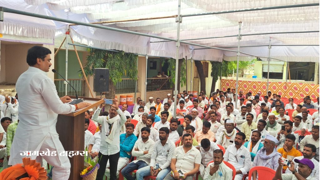 Our nature is not to trouble others I still say I will not trouble but, MLA Ram Shinde slammed the opposition, jamkhed news