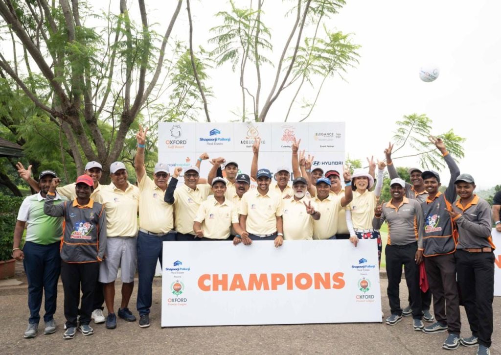 AK Pune Lines Team Winner of prestigious Oxford Golf League in india, pune latest news