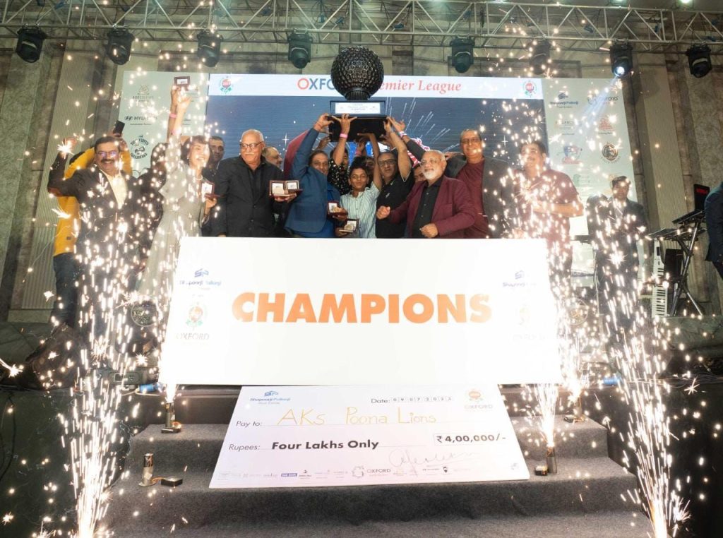 AK Pune Lines Team Winner of prestigious Oxford Golf League in india, pune latest news