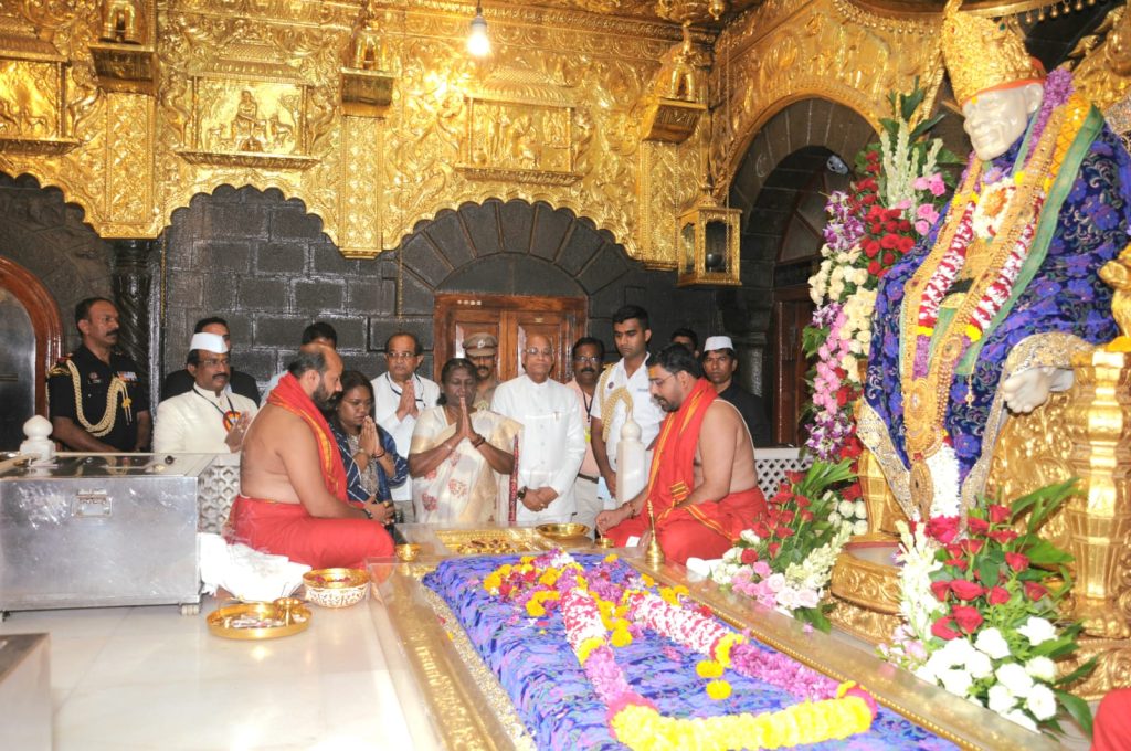 President Draupadi Murmu visited Shree Saibaba Samadhi, Dwarkamai, Gurusthan, visited Shree Saibaba Museum, Draupadi Murmu Shirdi latest news,