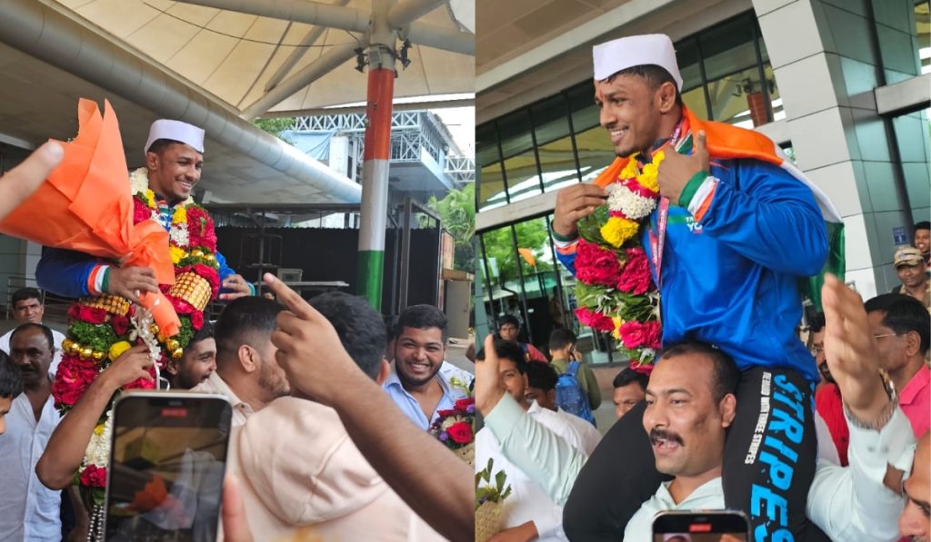 Proud, Golden performance of Jamkhed's Sujay Tanpure in Asian Wrestling Championship 2023, sujay Tanpure news