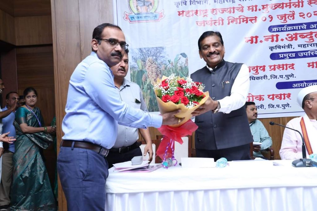 maharashtra krushi din 2023, Mr. Vasantrao Naik worked to give direction to state - Agriculture Commissioner Sunil Chavan