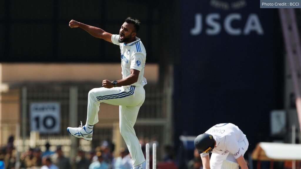 Akash Deep Test Debut, As soon as he made his debut in team india in Ranchi Test, Akash Deep's explosive bowling, England's innings thundered,