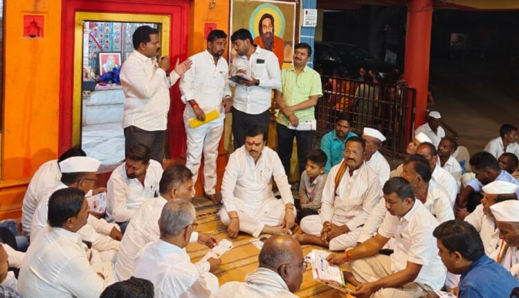 In Karjat MLA Prof. Ram Shinde has taken up Gaon Chalo Abhiyan