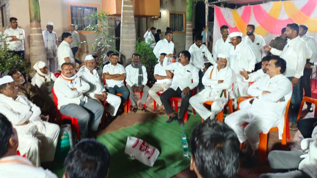 In Karjat MLA Prof. Ram Shinde has taken up Gaon Chalo Abhiyan