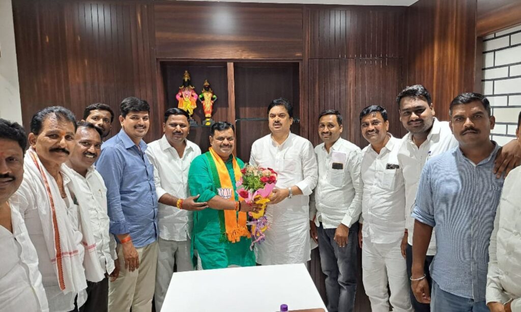 NCP is in trouble in Jamkhed, Former deputy sarpanch's entry into BJP, 