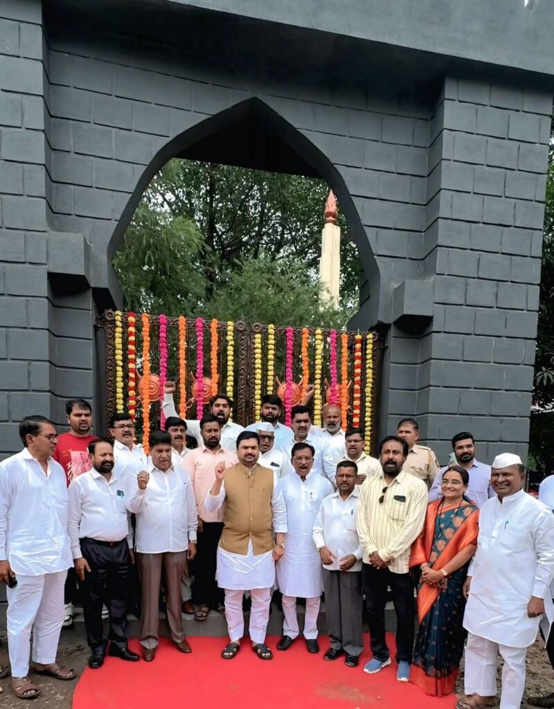 Chhatrapati 4th Shivaji Maharaj Memorial Entrance Gate Will Be Inspiring for Future Generations – Ram Shinde, latest marathi news,
