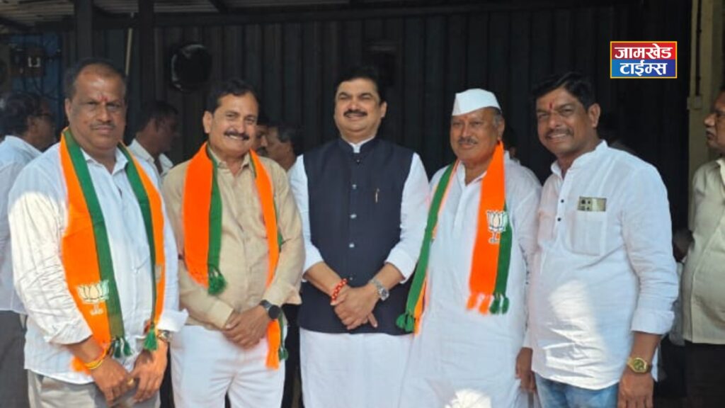 Rajendra Pawar, RD Group's Sarvesarva Rajendra Pawar join BJP, BJP's strength increases in Jamkhed, karjat jamkhed latest news, ram shinde vs Rohit Pawar, 