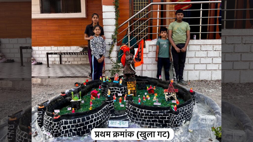 Raigad to Sinhagad, Build Fort competition , Spontaneous response from 55 contestants, Shivkal comes alive in Chapadgaon, karjat jamkhed news today,  