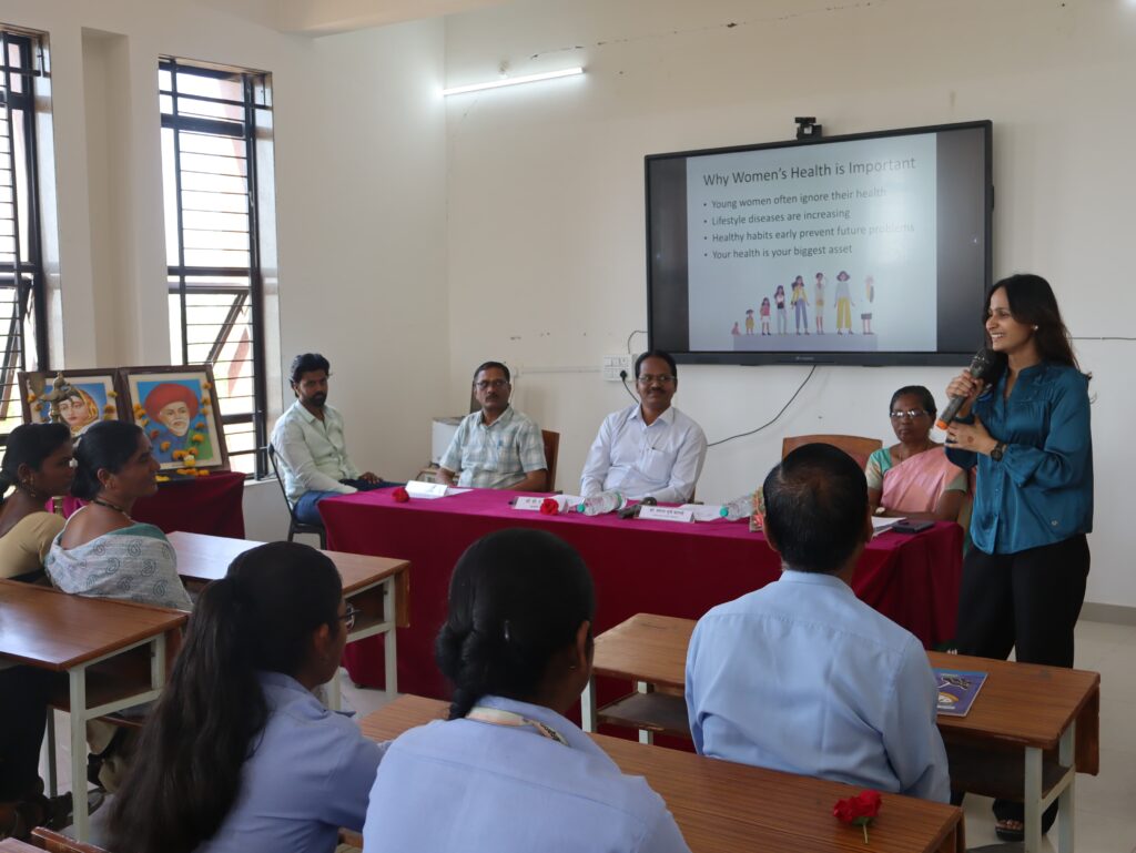 Halgaon Agricultural College, International Women's Day, Women should be aware of their own health and move towards success - Sapna Suse Kanade