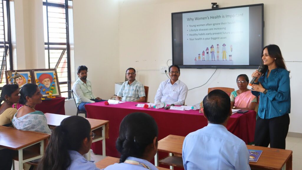 Halgaon Agricultural College, International Women's Day, Women should be aware of their own health and move towards success - Sapna Suse Kanade